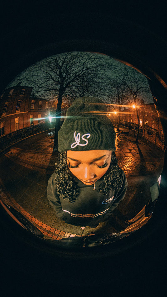 THE JSTAR BLACK BEANIE